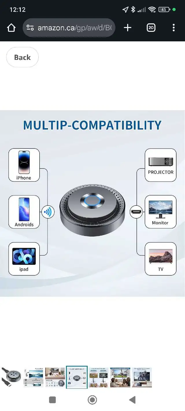 Wireless HDMI Display Dongle Adapter, Wireless Transmitter Plug 65561394936449123