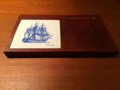 PLANCHE À DÉCOUPER PLATEAU À FROMAGE VINTAGE RÉTRO  BARIBOCRAFT, View more