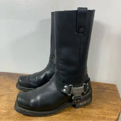 Milwaukee cowboy motorcycle leather boots, View more