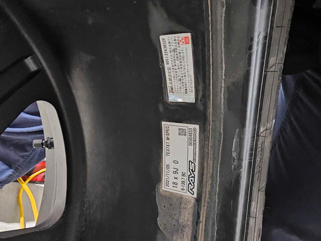VOLK RAYS Eng. TE37XT M-Spec 18x9 +0 6x139.7 in Tires & Rims in Edmonton - Image 4