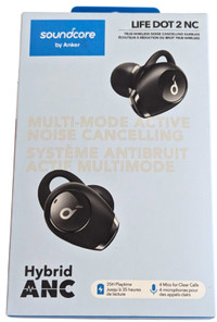 Earbuds Life Dot 2 Noise Cancelling Wireless by Soundcore NEW