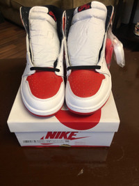 Nike Air Jordan 1 Retro High OG Heritage Red White Us 12M