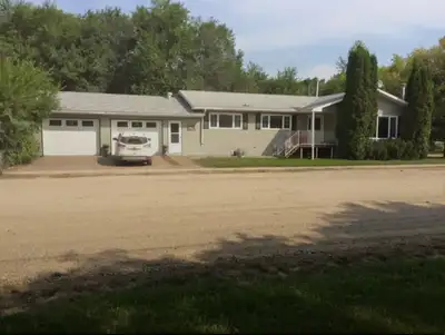 House for sale in Chaplin, Saskatchewan -3 bedroom, 1.5 bathroom upstairs -2 den, 1 bathroom downsta...
