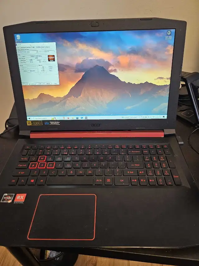 Acer Nitro 5 Gaming Laptop 16gb Amd Ssd IPS Screen AN-515-42 in Laptops in Gatineau - Image 2