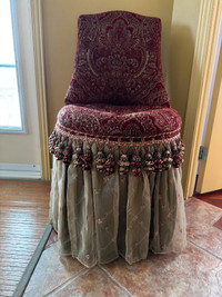 Bombay company skirtted chair