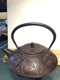 Vintage Cast Iron Japanese/Chinese Tetsubin Teapot Tea Kettle