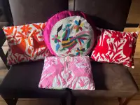 Mayan Indigenous Embroidered Throw Pillow Set