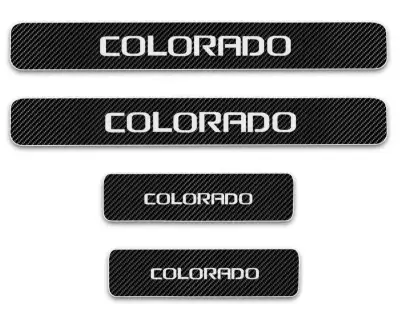 Here are some new Chevrolet Colorado carbon fibre door sill covers. These are stylish and will prote...