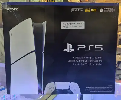 PLAYSTATION 5 SLIM - 825GB (Disk Free) Comes with box Like NEW, View more
