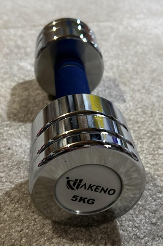 1 Pc. HAKENO Dumbbell 5Kg (1 only) in Exercise Equipment in Kitchener / Waterloo - Image 2