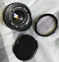 Olympus OM 50mm f/1.8 manual focus lens