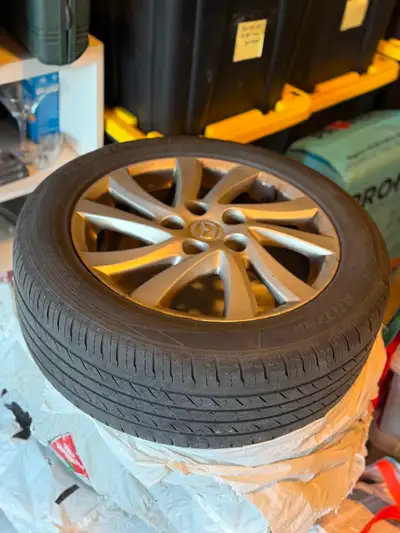 Selling a complete set of 4 alloy wheels with Alltrek 205/55R16 tires. These were previously used on...