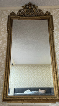 Antique full length mirror 