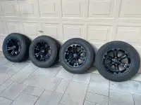 Black DAI Mags with Michelin 4 Season Tires