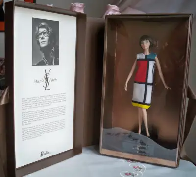 "1965 YSL Piet Mondrian" PLATINUM Edition Barbie (Mattel, 2017), View more