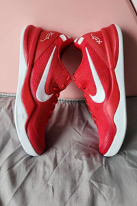 Nike Kobe 8 red white us12 