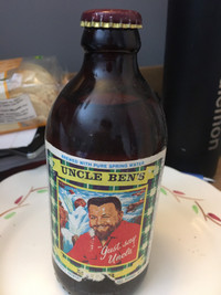 Uncle Bens bottle of beer