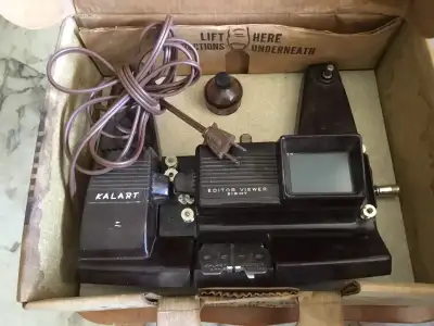 Vintage Kalart Editor Viewer Eight $60 comes in original box. In fair condition with signs of wear &...