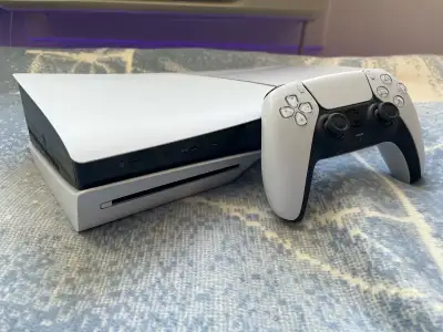 PS5 Slim Disc Edition w/ Box + Cables + COD MW (unused code), View more