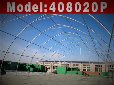 -Comes With: 40ft x 80ft x 20ft -Cover: Durable 450g PVC snow rating: 180kg/㎡. -With front Winch Rol...
