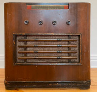 Ancien meuble radio Lindsay Airline des année 1940