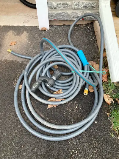 50 ft. heavy duty water hose. with nozzel, View more
