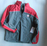 NEW Boy's youth size 18 FALL Red and Grey Jacket