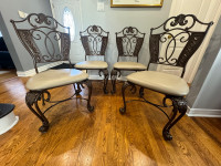 4 Ashley dining chairs 