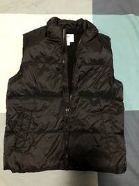 NEW OLD NAVY BOYS Water Resistant Black  Puffer Vest (L 10/12)