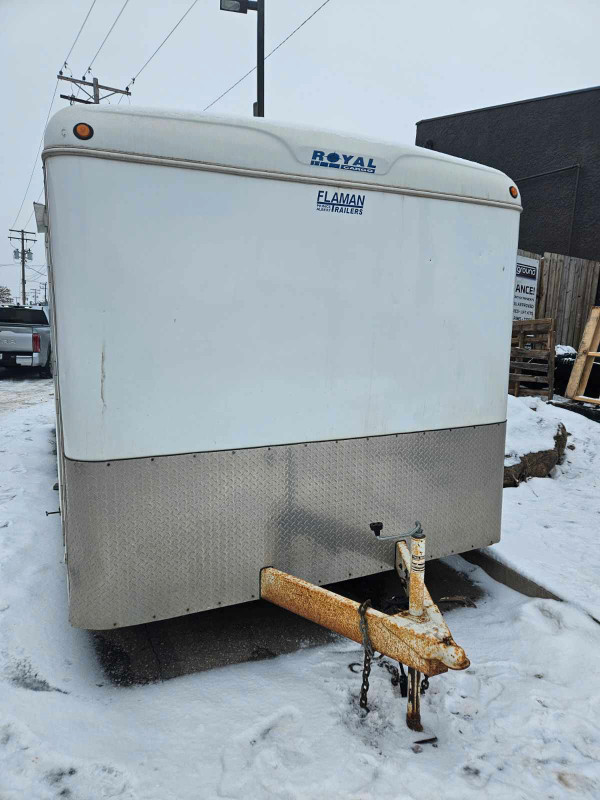 2011 enclosed utility trailer for sale$8000 – no trades, serio in Cargo & Utility Trailers in Prince Albert - Image 3