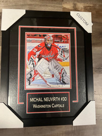 Signed Michal Neuvirth Photo framed with COA