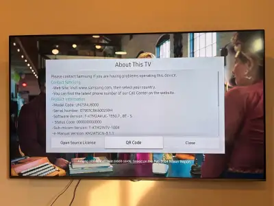 Samsung 75” 4K UHD TV, View more