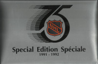 Kraft Édition spéciale 1991-1992 75* anniversaire le la LNH