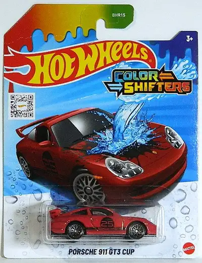 Hot Wheels Color Shifters 1/64 scale Porsche 911 CT3 Cup new sealed, $15. Card is creased. Pickup in...