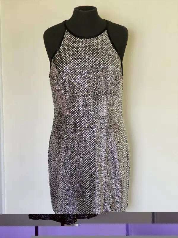 Vintage Black Lace Mini Iconic dress in Women's - Dresses & Skirts in Kitchener / Waterloo - Image 10