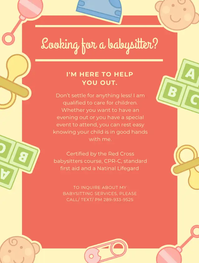 Babysitting Service64214280008067120