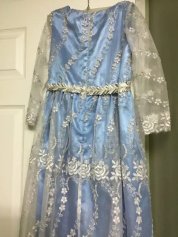 Blue and Silver Dress62863739352323123