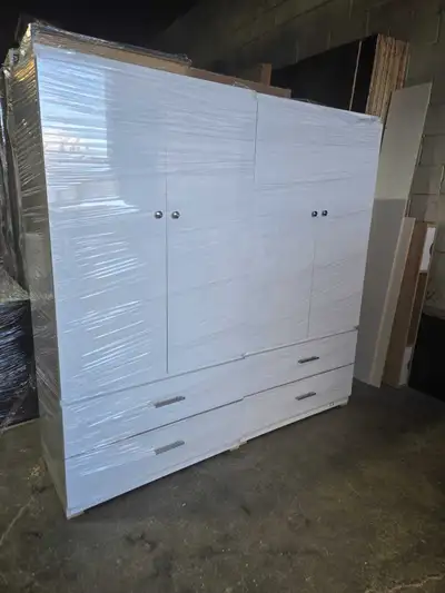 Wardrobe Armoire | 2 and 4 door Wardrobe Assembled , View more