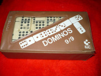 Vintage 3 Jeux… Domino double 9 Jumbo Size made in Taiwan