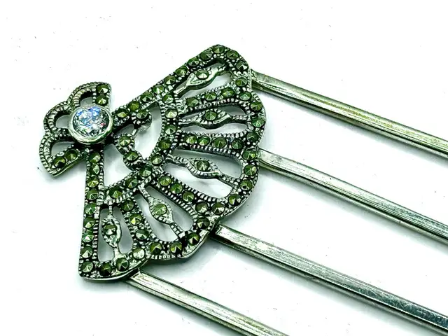 Jeweled Hair Comb 925 Silver NEW in Jewellery & Watches in Mississauga / Peel Region - Image 3