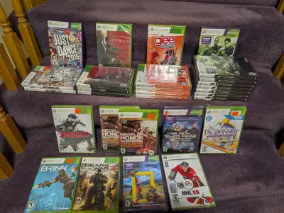 XBox 360 Games - New in sealed boxes (some store-opened ) - list, View more