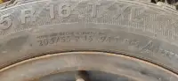 Winter Tire with steel rims