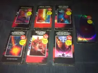 Star Trek I à VI format cassettes VHS