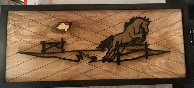 wall decor layered wood in Home Décor & Accents in Gatineau - Image 5