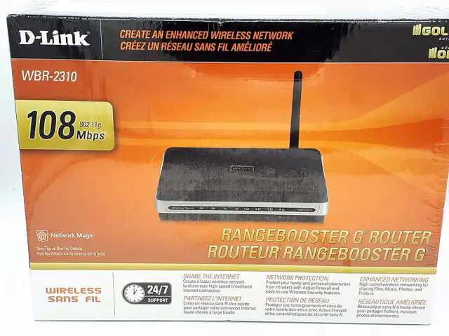  À VENDRE : Routeur D-Link WBR-2310 in Networking in Victoriaville - Image 2