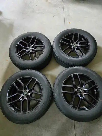 Off of a 2020 Lexus NX300. Lots of tread left, used for 6 winters, a total of 25,000km. Rims have so...
