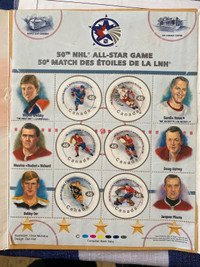 50th NHL Allstar Game Stamps 
