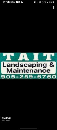 Landscaping and maintenance 