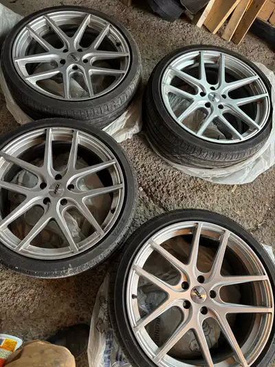 5x114.3 20x8.5 +40 Bought brand new and Used for two summers - all in great condition one very small...