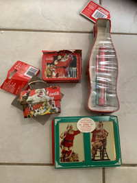 Coca-Cola coke Christmas collectibles new!